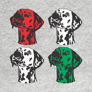 Dalmatian Christmas Art, Dalmatian Graphic, Dog Graphic T-Shirt